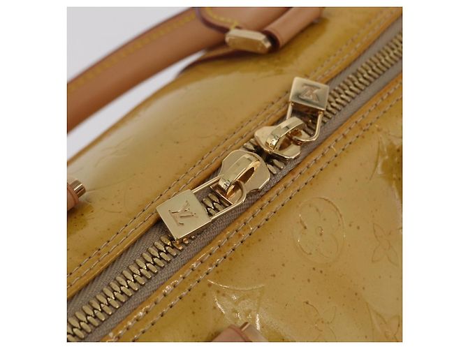 LOUIS VUITTON Monogram Vernis Mercer Boston Bag Beige M91000 LV - vista 20
