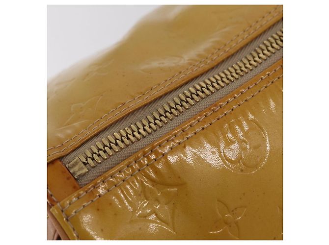 LOUIS VUITTON Monogram Vernis Mercer Boston Bag Beige M91000 LV - vista 21