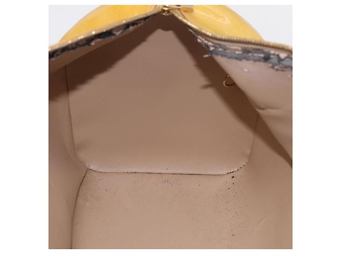 LOUIS VUITTON Monogram Vernis Mercer Boston Bag Beige M91000 LV - vista 25