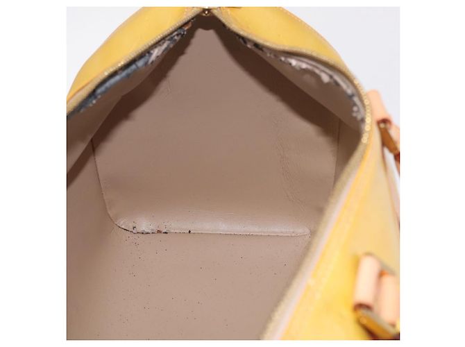LOUIS VUITTON Monogram Vernis Mercer Boston Bag Beige M91000 LV - vista 26