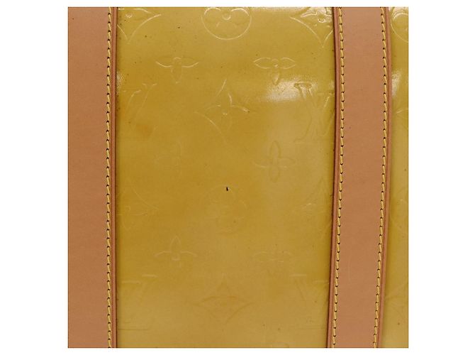 LOUIS VUITTON Monogram Vernis Mercer Boston Bag Beige M91000 LV - vista 3