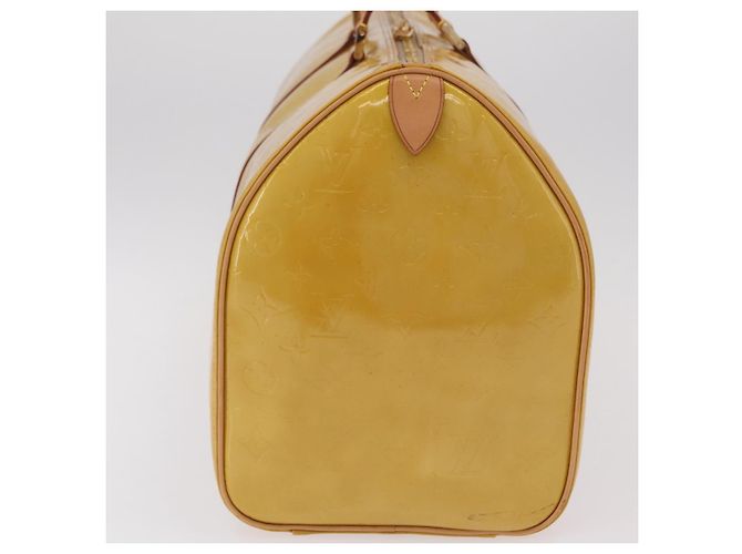 LOUIS VUITTON Monogram Vernis Mercer Boston Bag Beige M91000 LV - vista 4