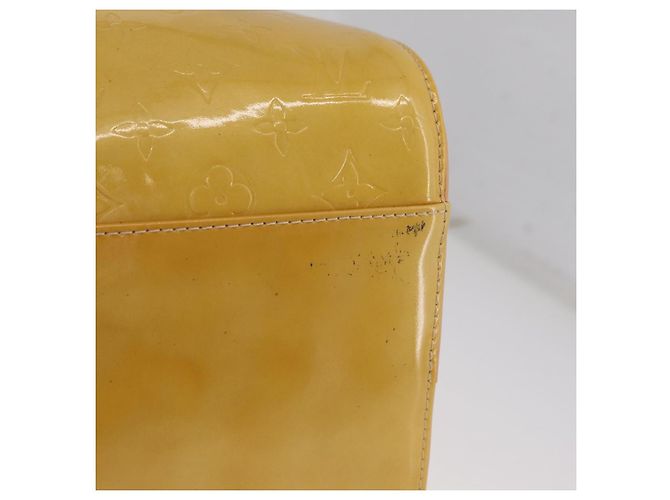 LOUIS VUITTON Monogram Vernis Mercer Boston Bag Beige M91000 LV - vista 7