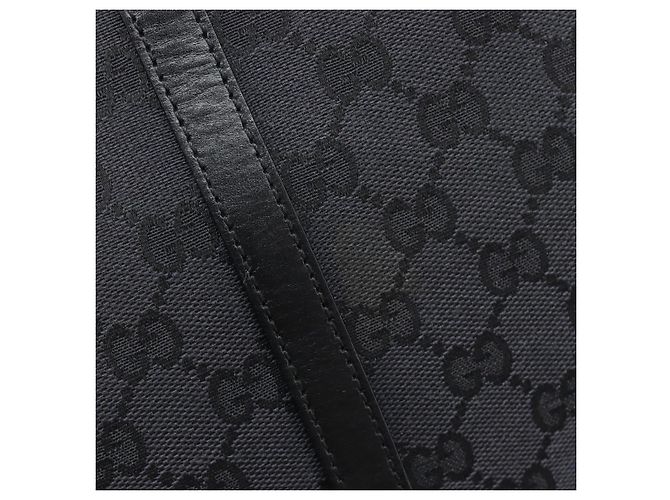 GUCCI GG Canvas Jackie Hand Bag Black Silver 002 1065 - vista 14