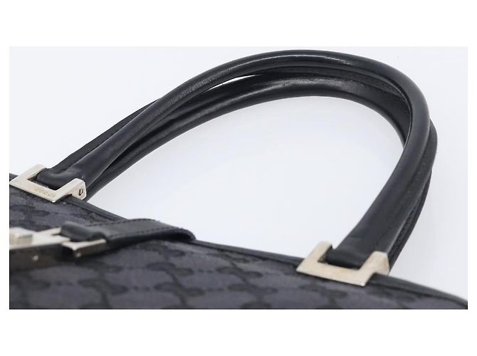 GUCCI GG Canvas Jackie Hand Bag Black Silver 002 1065 - vista 8