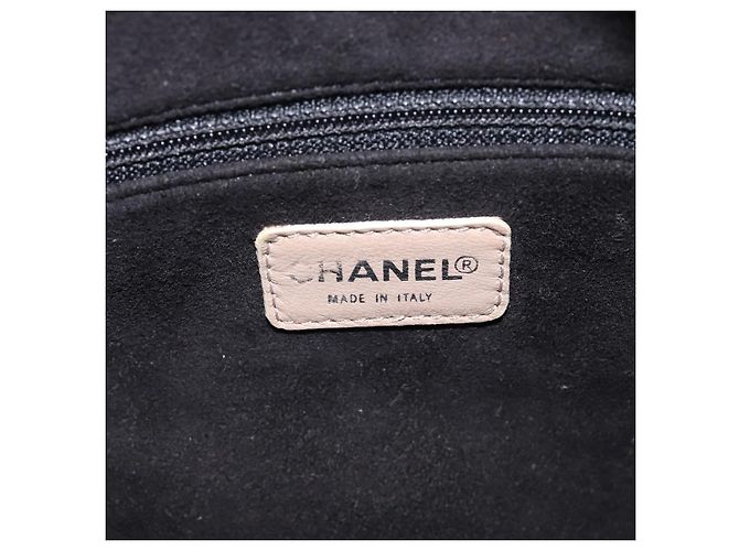 CHANEL Choco Bar Hand Bag Patent Yellow Silver CC - vista 22