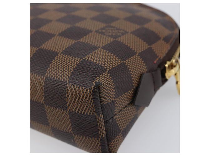LOUIS VUITTON Damier Ebene Pochette Cosmetic GM Pouch N23345 LV - Ansicht 15