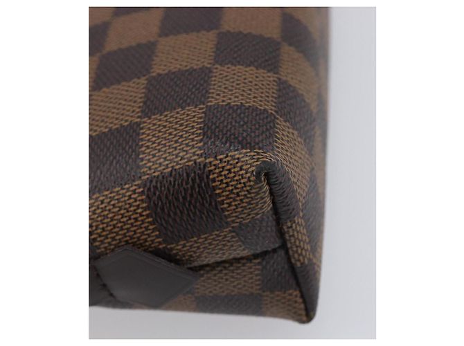 LOUIS VUITTON Damier Ebene Pochette Cosmetic GM Pouch N23345 LV - Ansicht 16