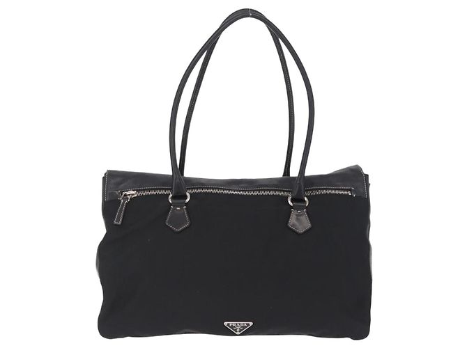 PRADA Tote Bag Nylon Black Silver BR1325 - Ansicht 2