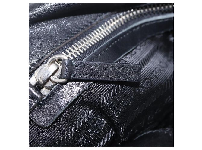 PRADA Tote Bag Nylon Black Silver BR1325 - Ansicht 28