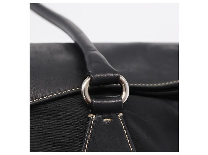 PRADA Tote Bag Nylon Black Silver BR1325 - Ansicht 8