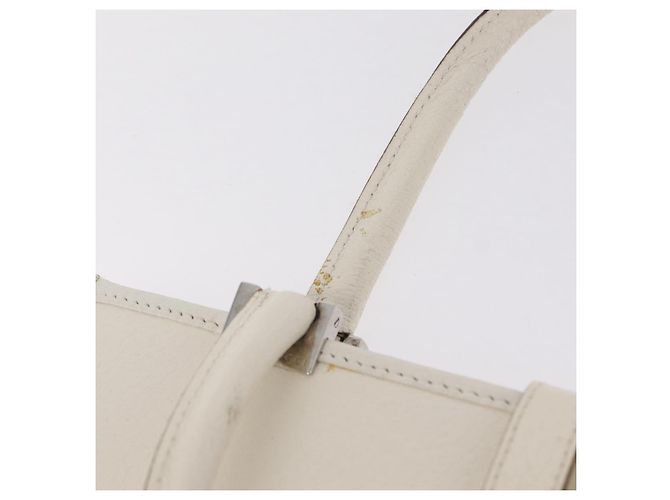 GUCCI Jackie Hand Bag Leather White Silver 002 1065 - vista 10