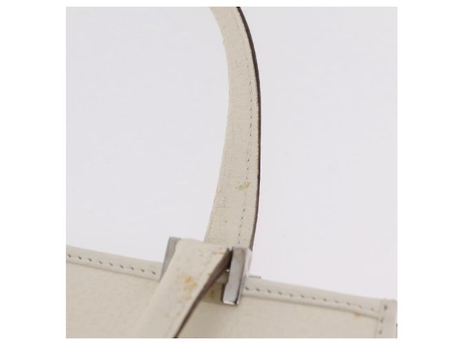GUCCI Jackie Hand Bag Leather White Silver 002 1065 - vista 11