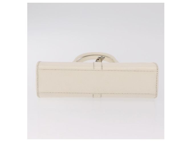 GUCCI Jackie Hand Bag Leather White Silver 002 1065 - vista 13