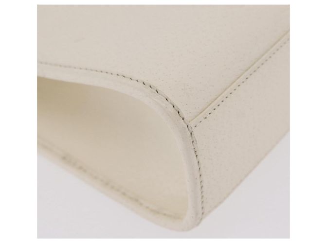 GUCCI Jackie Hand Bag Leather White Silver 002 1065 - vista 14