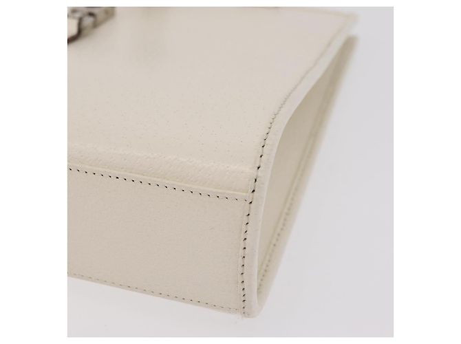 GUCCI Jackie Hand Bag Leather White Silver 002 1065 - vista 15