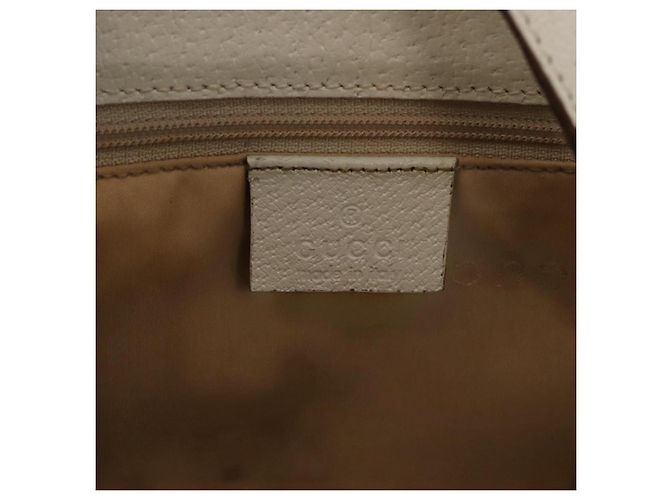 GUCCI Jackie Hand Bag Leather White Silver 002 1065 - vista 21