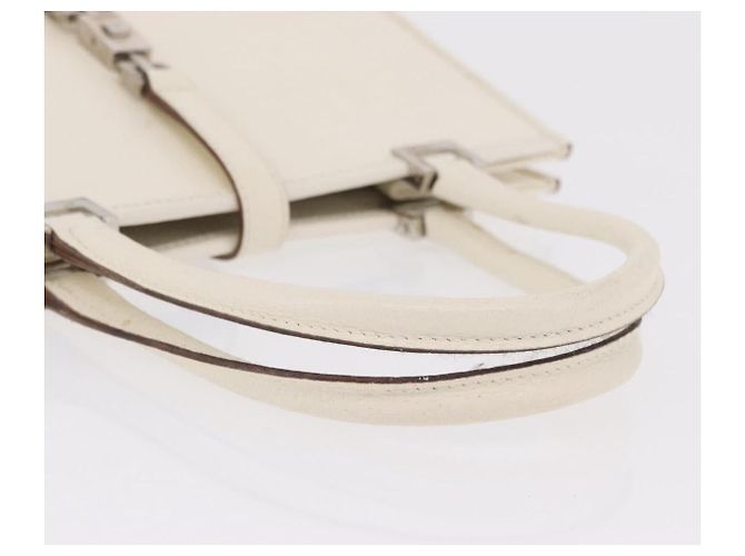 GUCCI Jackie Hand Bag Leather White Silver 002 1065 - vista 8