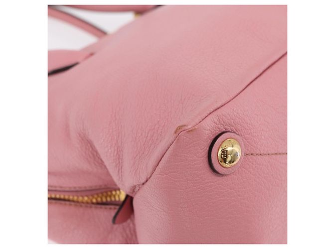 Miu Miu Hand Bag Leather 2way Pink Gold - vista 18
