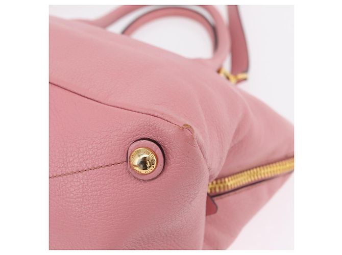 Miu Miu Hand Bag Leather 2way Pink Gold - vista 19