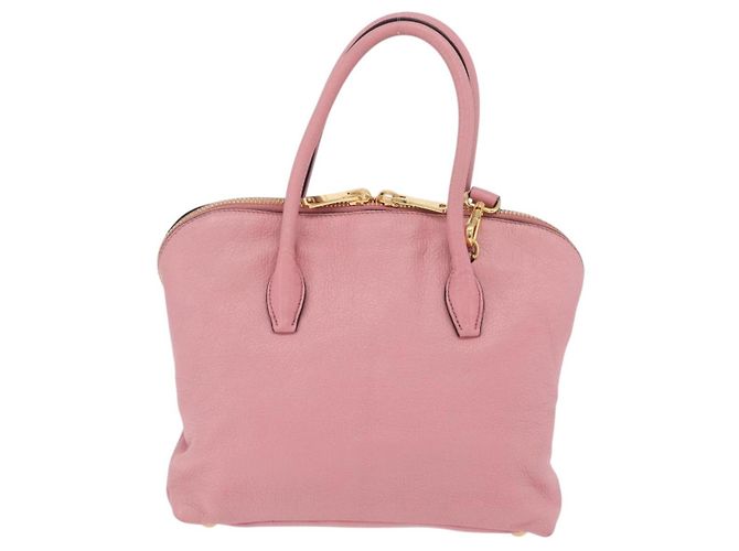Miu Miu Hand Bag Leather 2way Pink Gold - vista 2