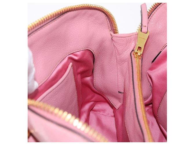 Miu Miu Hand Bag Leather 2way Pink Gold - vista 28