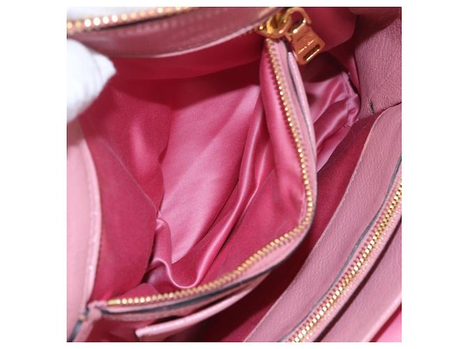 Miu Miu Hand Bag Leather 2way Pink Gold - vista 32