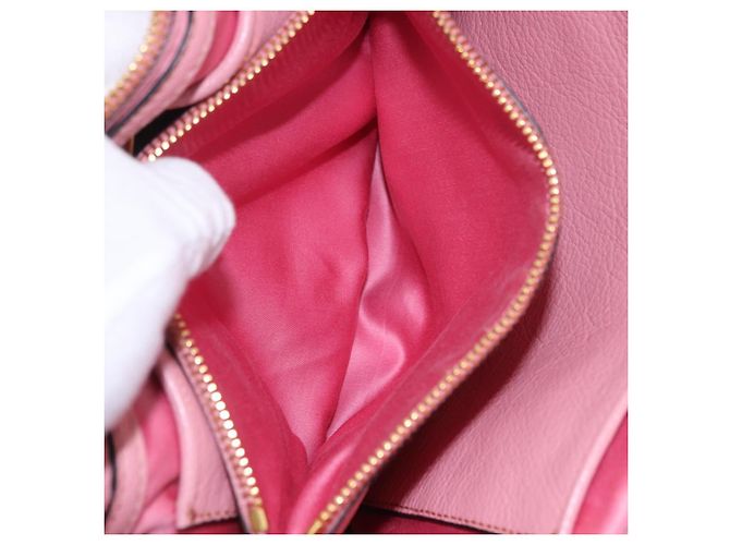 Miu Miu Hand Bag Leather 2way Pink Gold - vista 34