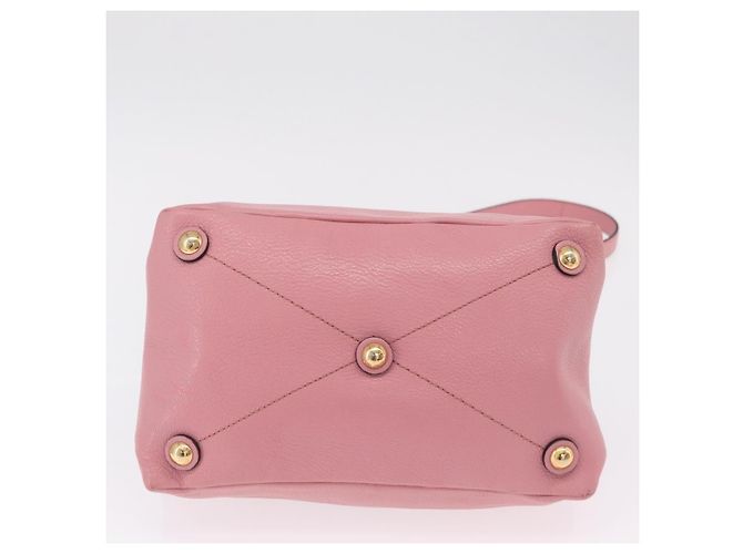 Miu Miu Hand Bag Leather 2way Pink Gold - vista 5