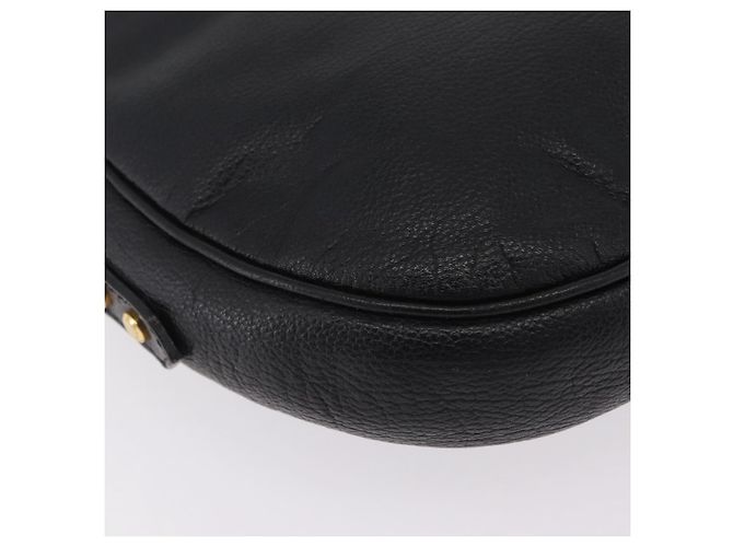 Autre Marque Saint Laurent Shoulder Bag Leather Black Gold Tone - vista 18