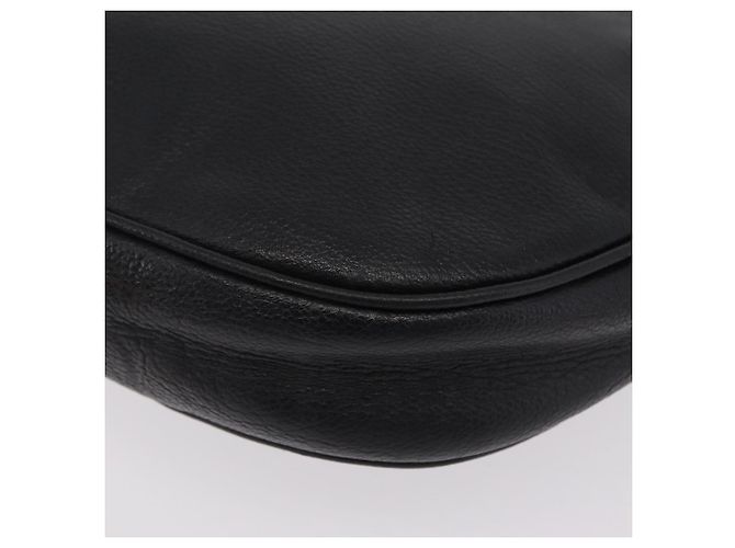 Autre Marque Saint Laurent Shoulder Bag Leather Black Gold Tone - vista 19