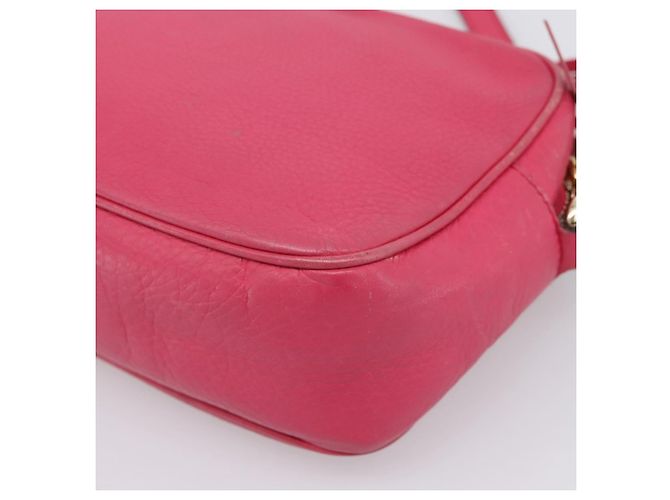GUCCI Shoulder Bag Leather Pink Gold 308364 - vista 12
