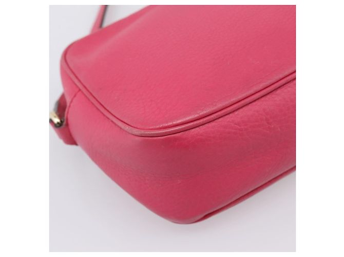 GUCCI Shoulder Bag Leather Pink Gold 308364 - vista 13