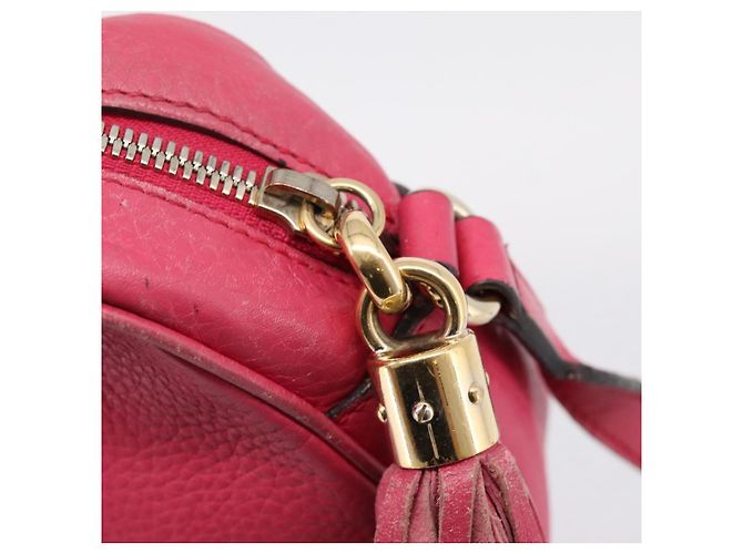 GUCCI Shoulder Bag Leather Pink Gold 308364 - vista 14