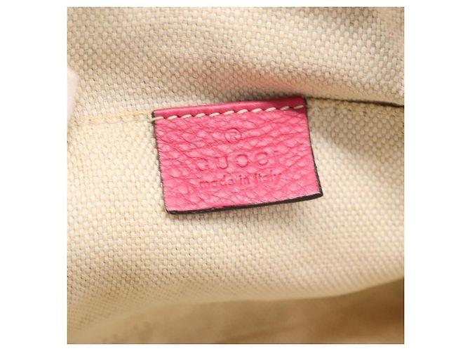 GUCCI Shoulder Bag Leather Pink Gold 308364 - vista 16