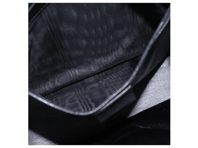 GUCCI Bamboo Hand Bag Leather 2way Black Gold 001 1638 - vista 21