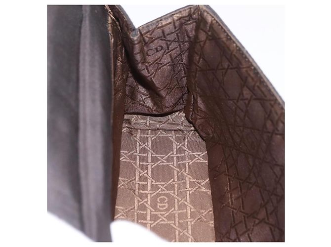 Bolso de Hombro Christian Dior Canage Canvas Negro Dorado - vista 20