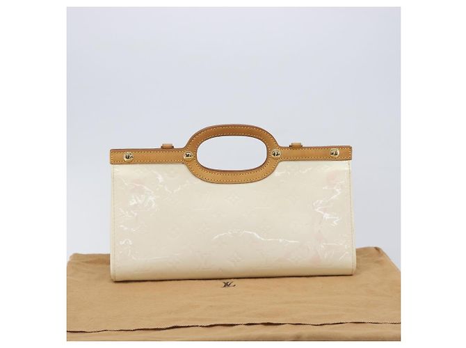 LOUIS VUITTON Monogram Vernis Roxbury Drive Bag 2way Perle M91374 - vista 12