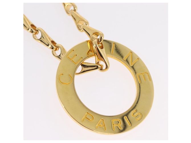 Céline CELINE Circle Halskette Metall Gold - Ansicht 3