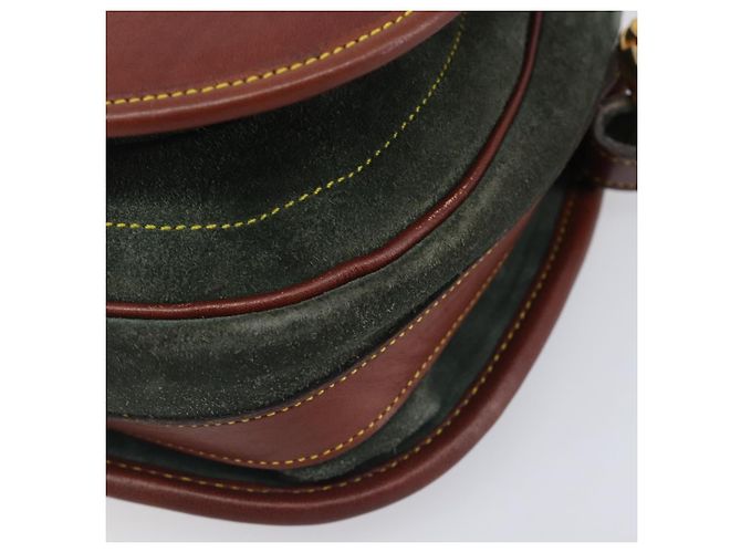 LOEWE Shoulder Bag Suede Green Gold - vista 15