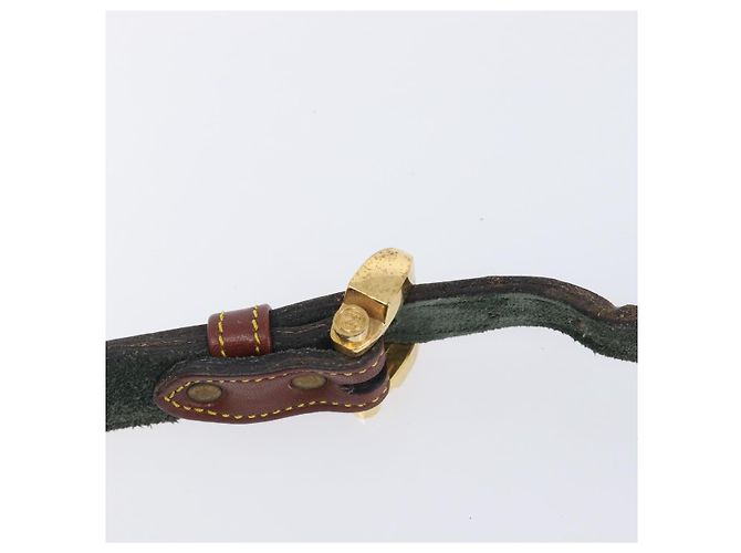 LOEWE Shoulder Bag Suede Green Gold - vista 9