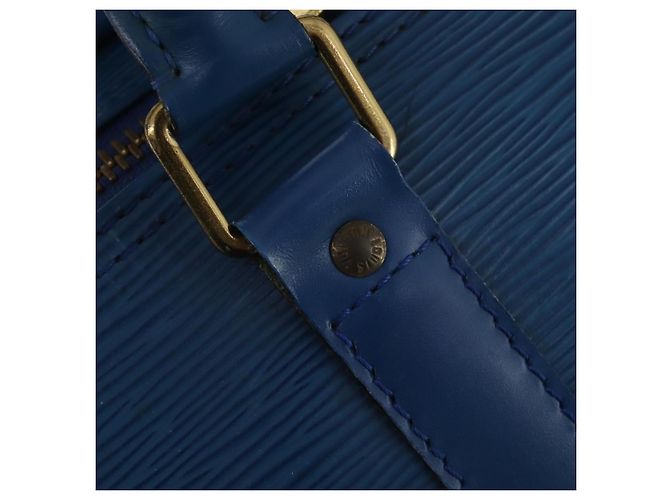LOUIS VUITTON Epi Keepall 45 Boston Bag Blue M42975 LV - vista 17