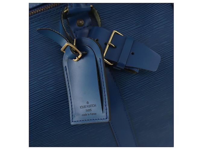 LOUIS VUITTON Epi Keepall 45 Boston Bag Blue M42975 LV - vista 19