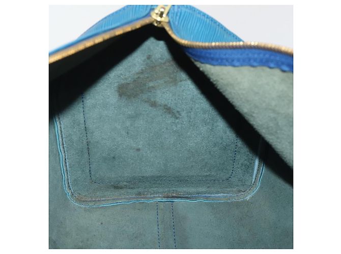 LOUIS VUITTON Epi Keepall 45 Boston Bag Blue M42975 LV - vista 20