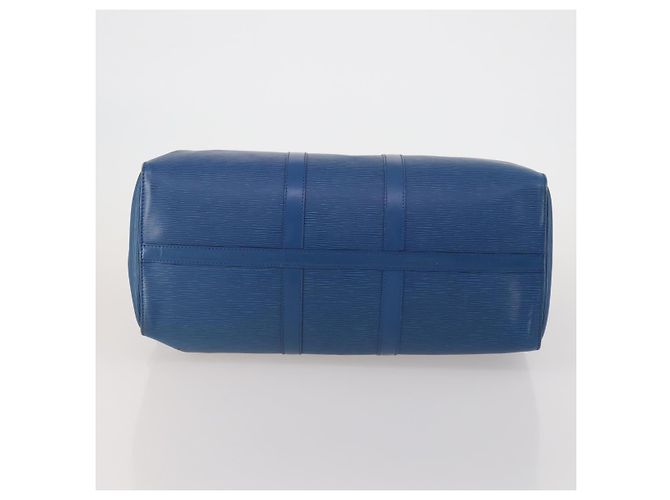 LOUIS VUITTON Epi Keepall 45 Boston Bag Blue M42975 LV - vista 5