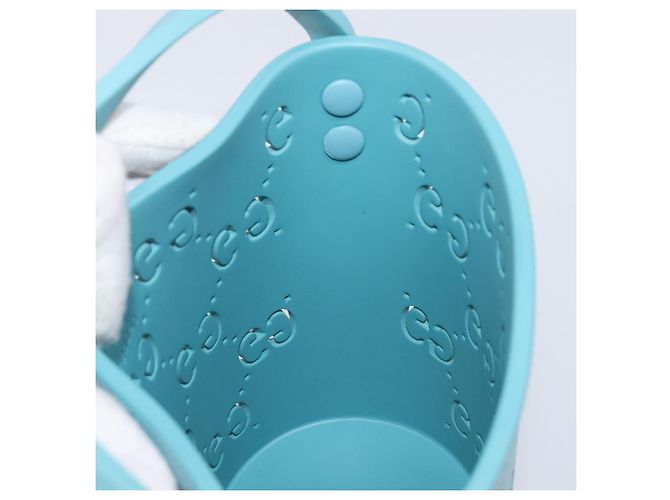 GUCCI Children's Hand Bag rubber Blue 723051 - vista 17