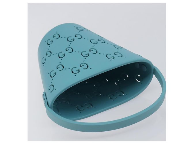 GUCCI Children's Hand Bag rubber Blue 723051 - vista 7