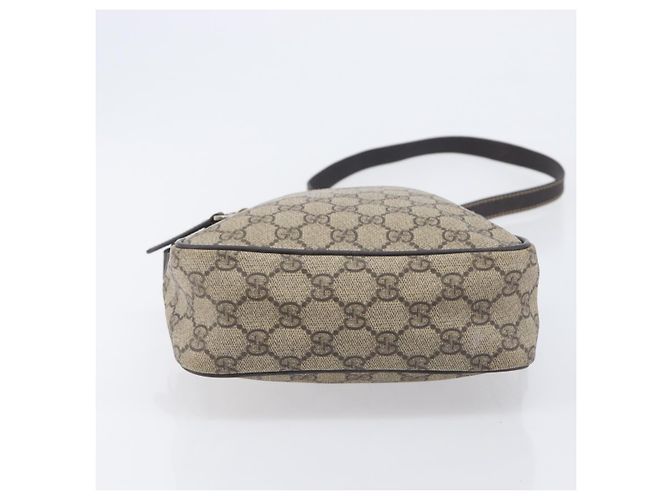 GUCCI GG Supreme Shoulder Bag PVC Beige Gold 233268 - vista 11
