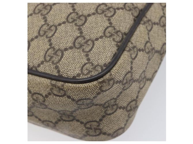 GUCCI GG Supreme Shoulder Bag PVC Beige Gold 233268 - vista 12