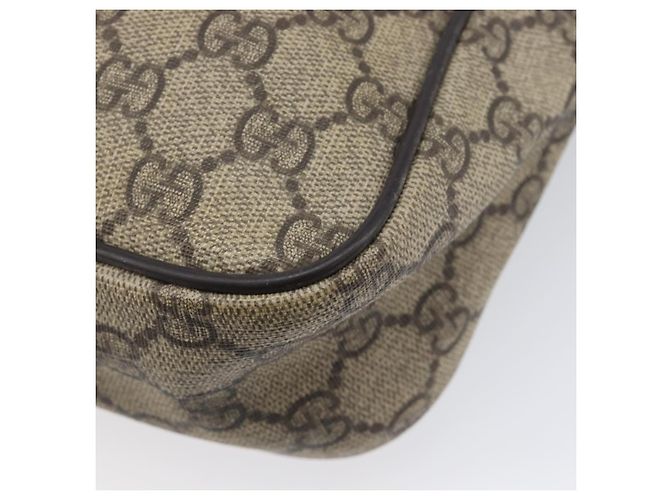 GUCCI GG Supreme Shoulder Bag PVC Beige Gold 233268 - vista 14